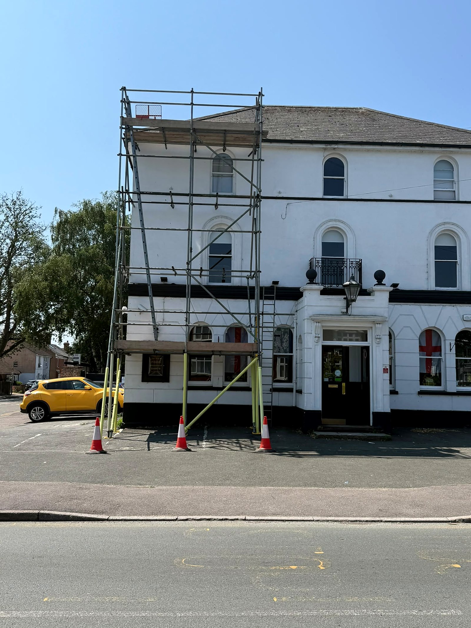 Roadside tower on a commercial frontage in Kent
