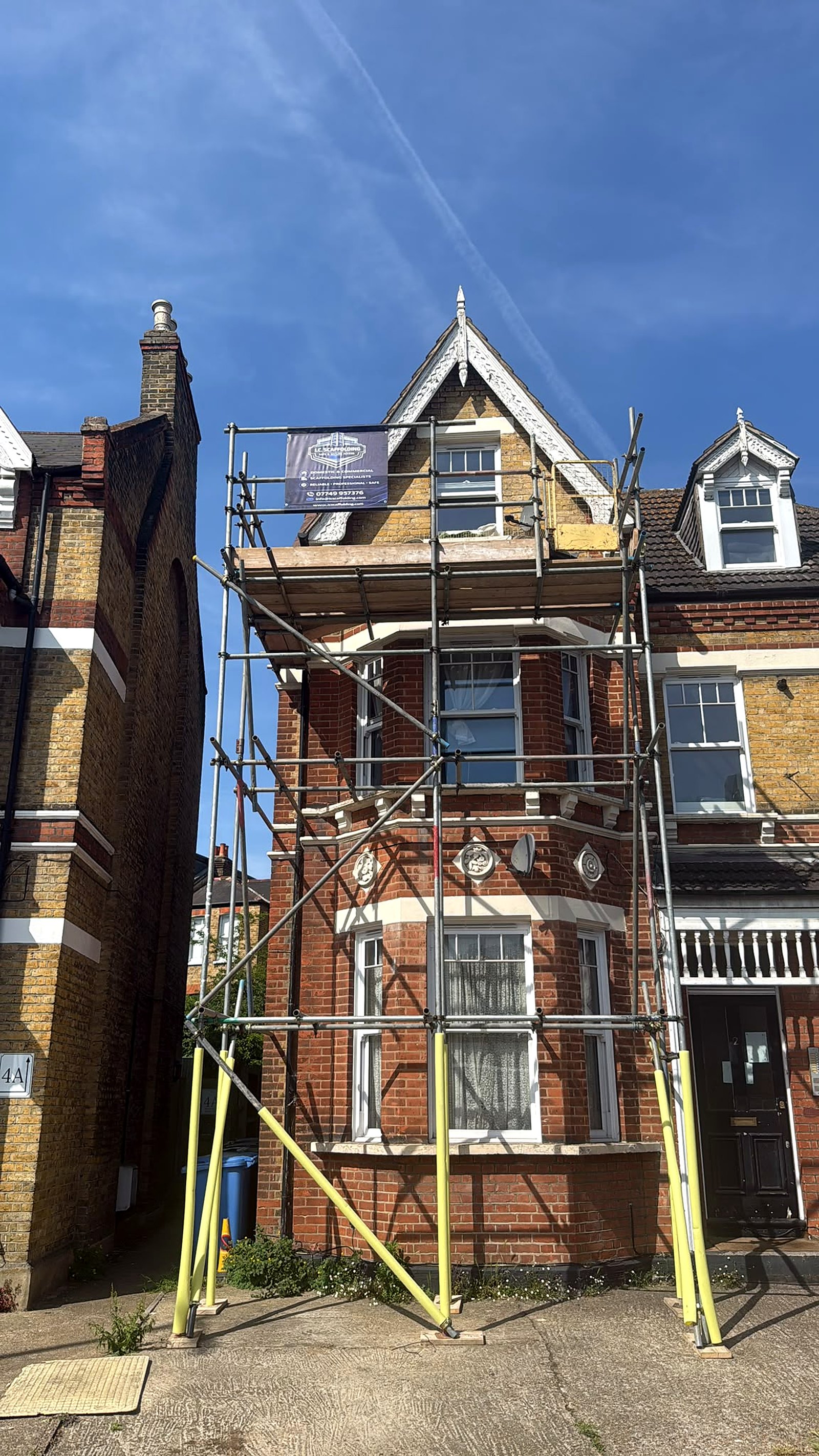 Gable access on a Victorian terrace in Kent